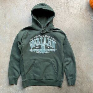Morgan Wallen One Night At a Time Tour Hoodie Sweatshirt Green Men’s Medium